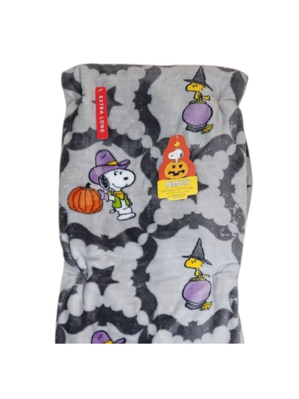 Peanuts VelvetLoft Throw Blanket 60"x70" Featuring Snoopy Halloween By Berkshire